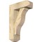 Ekena Millwork Funston Craftsman Rough Sawn Bracket w/ Offset Brace, Douglas Fir, 6"W x 16"D x 24"H BKT0604X16X24FST04RDF - alternate 1